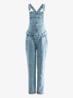 Dark Blue Maternity Denim Dungaree