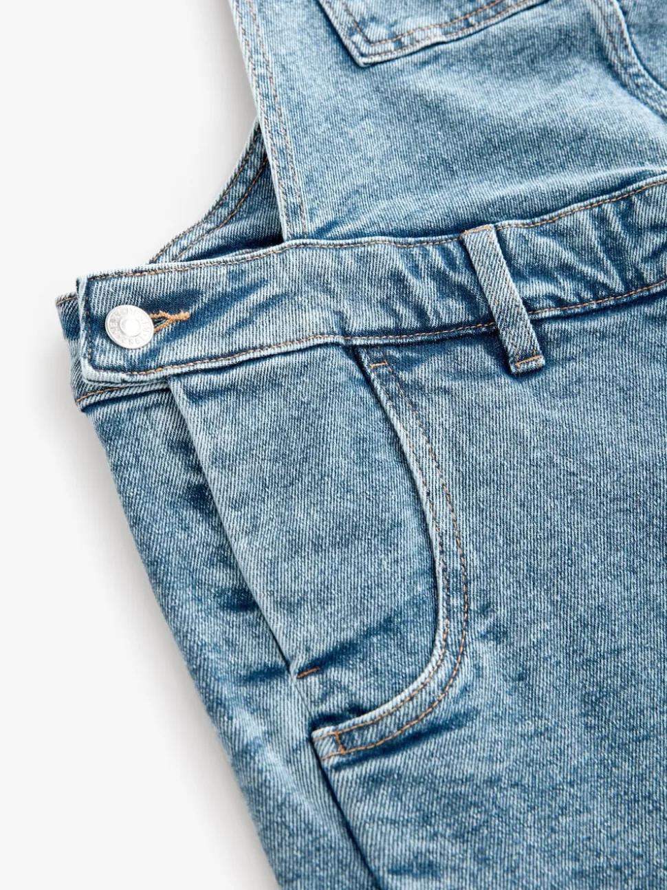 Dark Blue Maternity Denim Dungaree