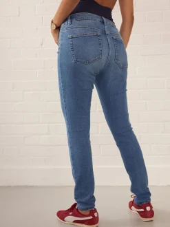 Dark Blue Maternity Skinny Jeans