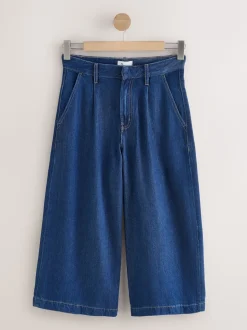 Dark Blue N.Premium High Rise Culotte Jeans