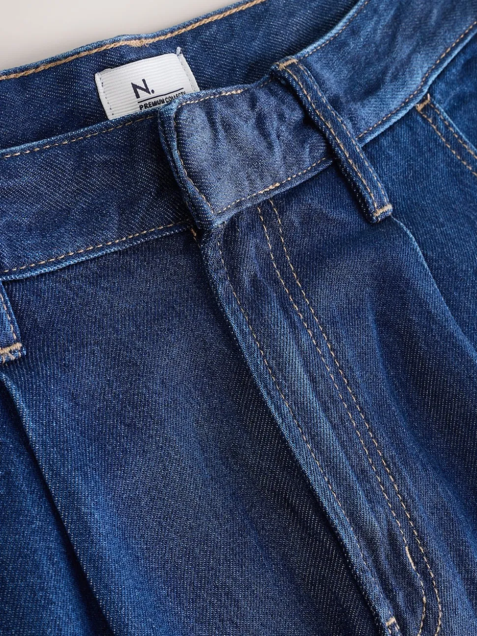 Dark Blue N.Premium High Rise Culotte Jeans