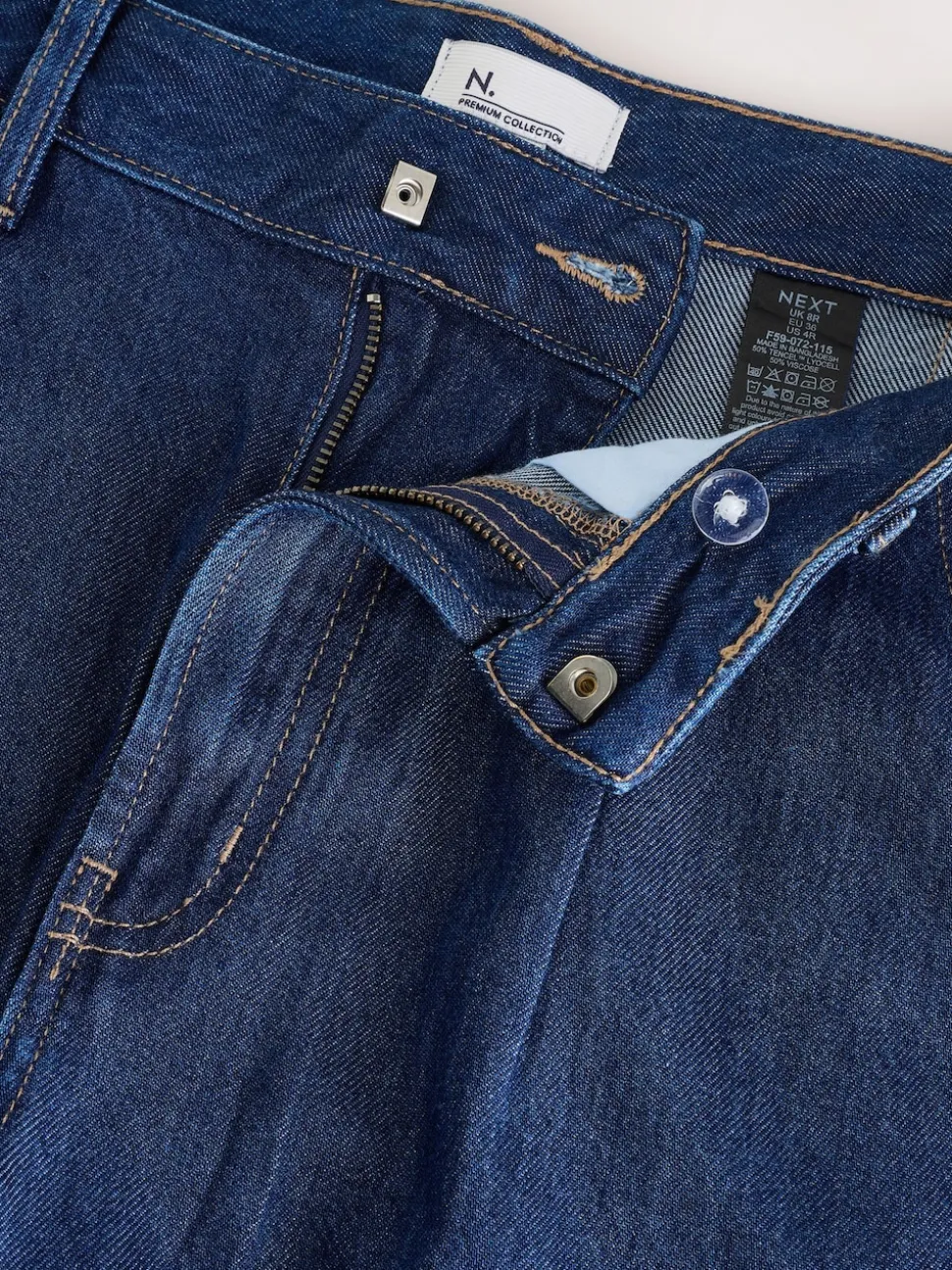 Dark Blue N.Premium High Rise Culotte Jeans