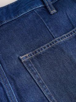 Dark Blue N.Premium High Rise Culotte Jeans