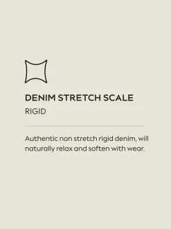 Dark Blue Seam Front Straight Leg Jeans