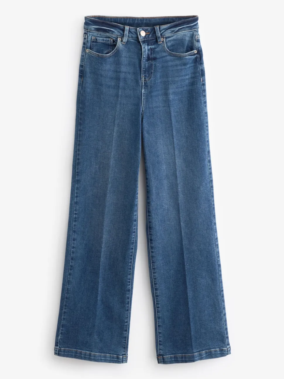 Dark Blue Wide Leg Hourglass Jeans