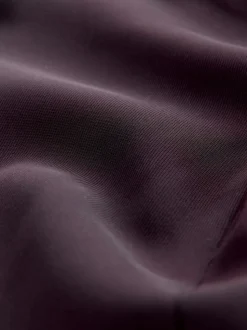 Dark Purple Collarless Blazer