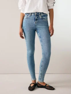 Denim Mid Blue Supersoft Skinny Jeans