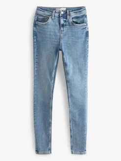 Denim Mid Blue Supersoft Skinny Jeans