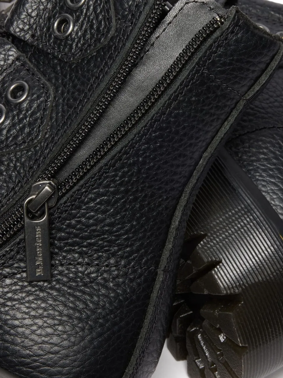Dr. Martens Black 1460 Bex Ltt Milled Nappa Boots