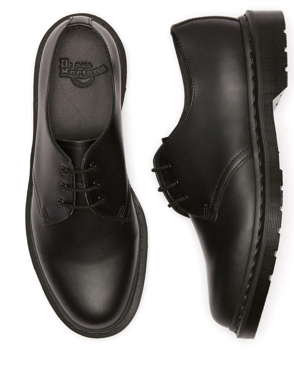 Dr. Martens Black 1461 Mono Smooth Shoes