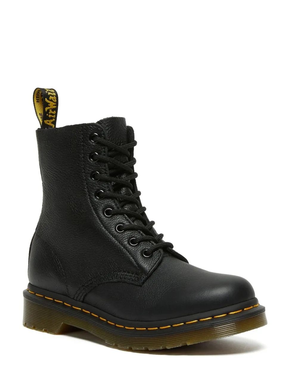 Dr. Martens Black 1460 Pascal Virginia Lace-Up Leather Boots
