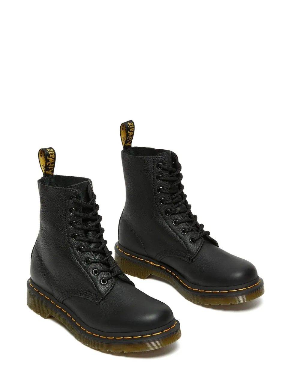 Dr. Martens Black 1460 Pascal Virginia Lace-Up Leather Boots