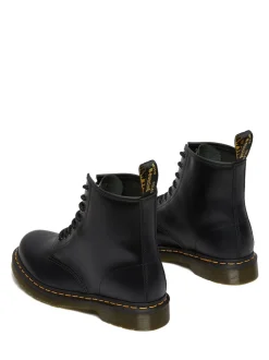 Dr. Martens Black 1460 Smooth Lace-Up Unisex Leather Boots