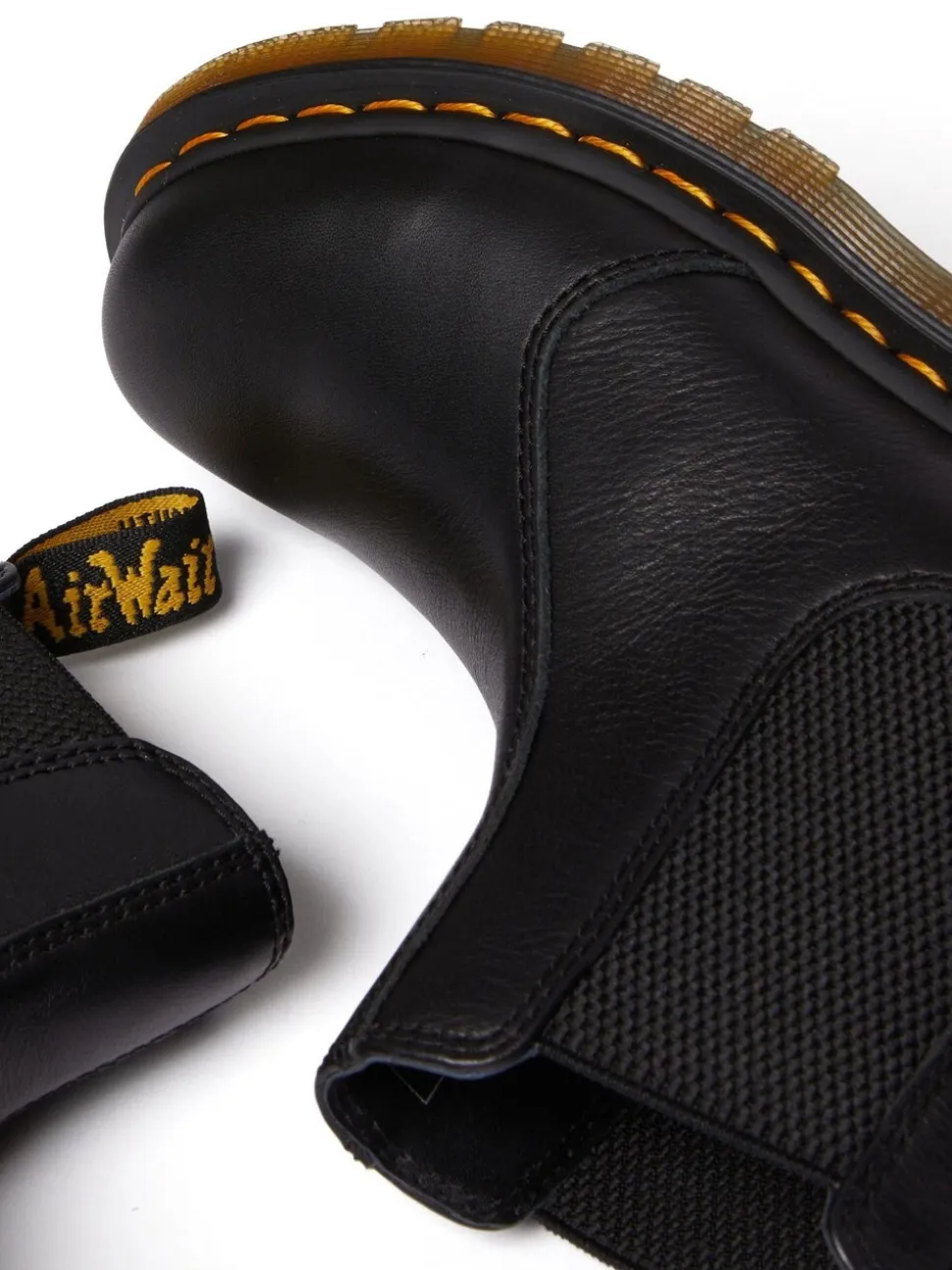 Dr. Martens Black 2976 Virginia Chelsea Leather Boots