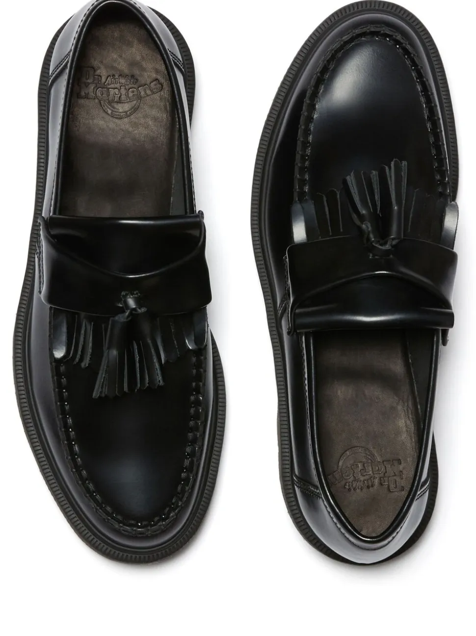 Dr. Martens Black Adrian Smooth Leather Shoes