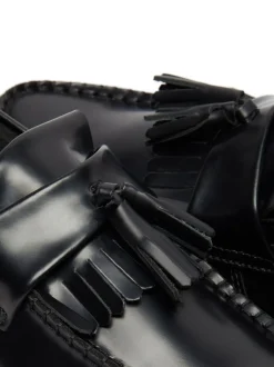Dr. Martens Black Adrian Smooth Leather Shoes
