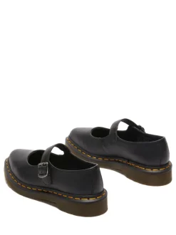 Dr. Martens Black Elphie Mary Jane Virginia Leather Shoes