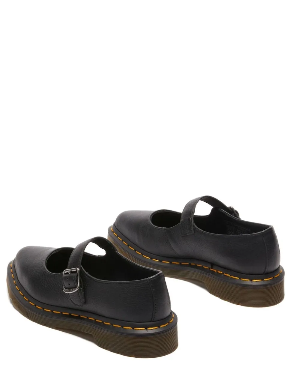 Dr. Martens Black Elphie Mary Jane Virginia Leather Shoes