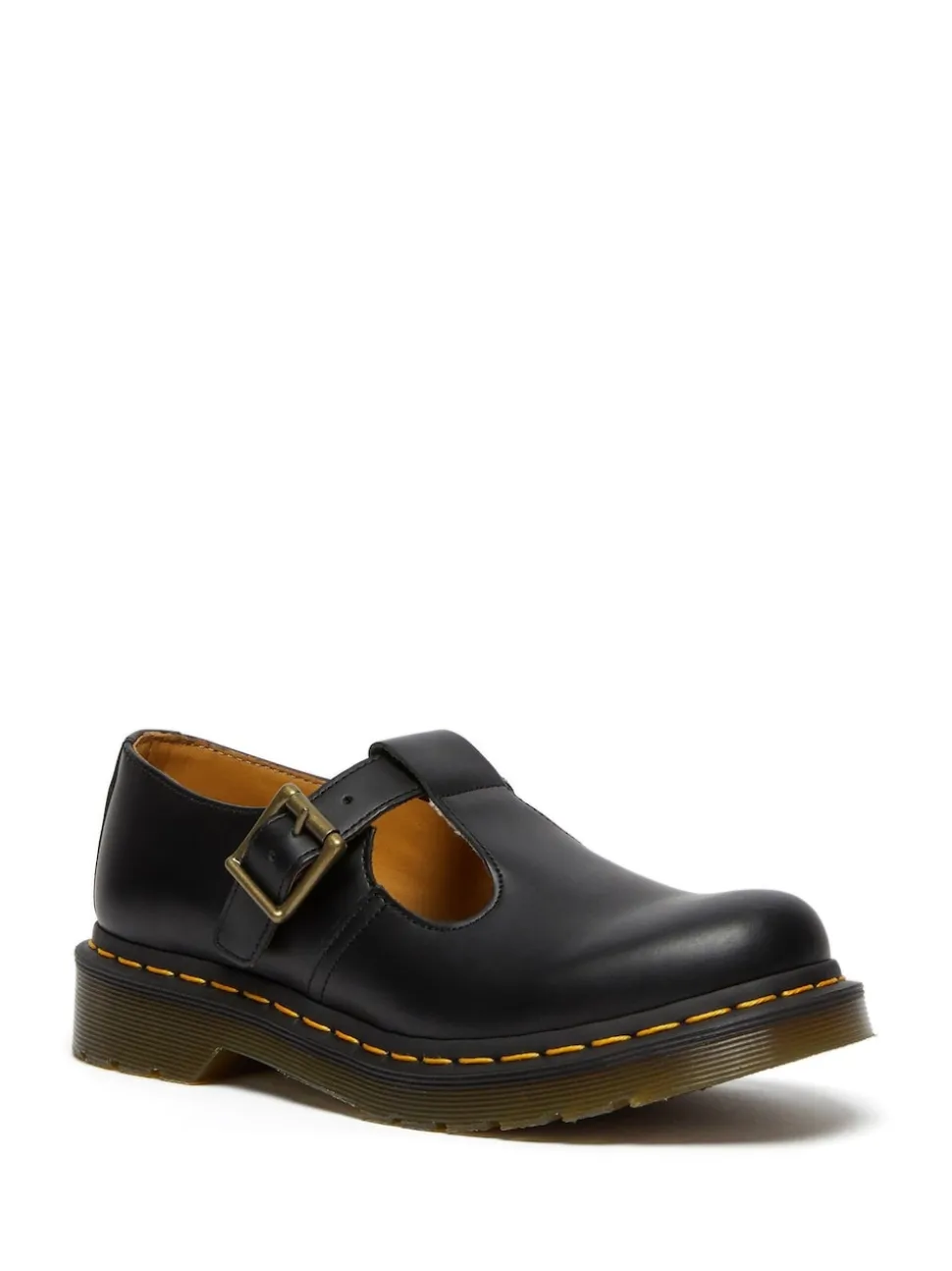 Dr. Martens Black Polley Smooth Leather Shoes