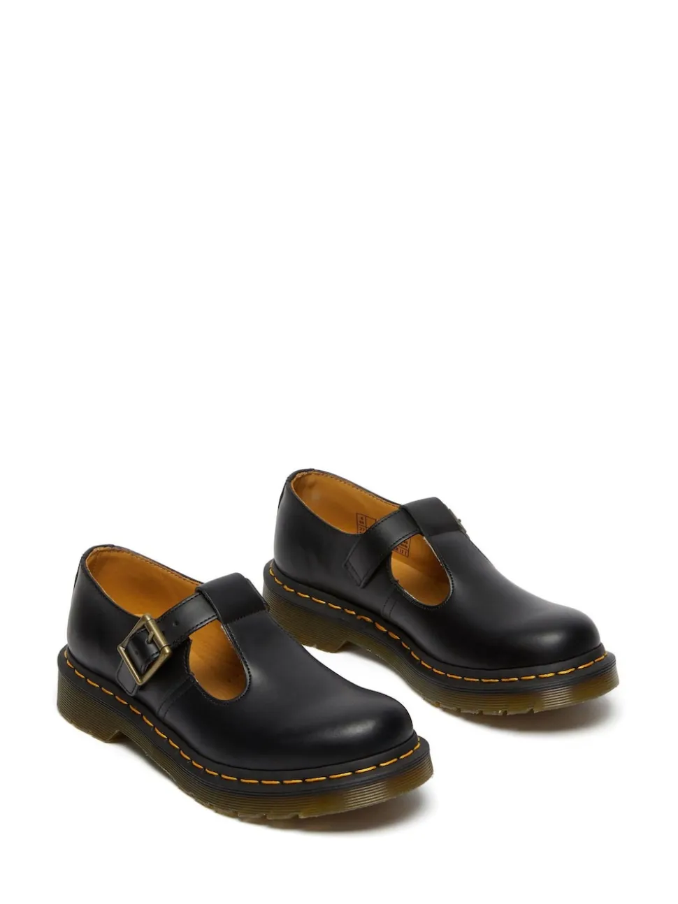 Dr. Martens Black Polley Smooth Leather Shoes