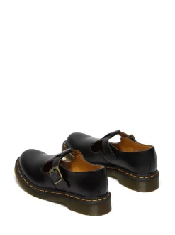Dr. Martens Black Polley Smooth Leather Shoes