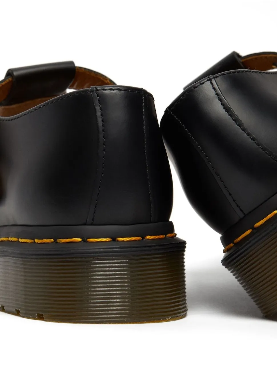 Dr. Martens Black Polley Smooth Leather Shoes