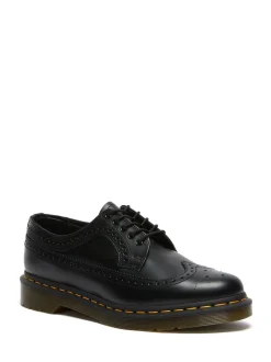 Dr. Martens Black Unisex 3989 Smooth Brogue Leather Shoes