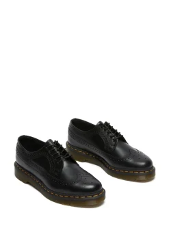 Dr. Martens Black Unisex 3989 Smooth Brogue Leather Shoes