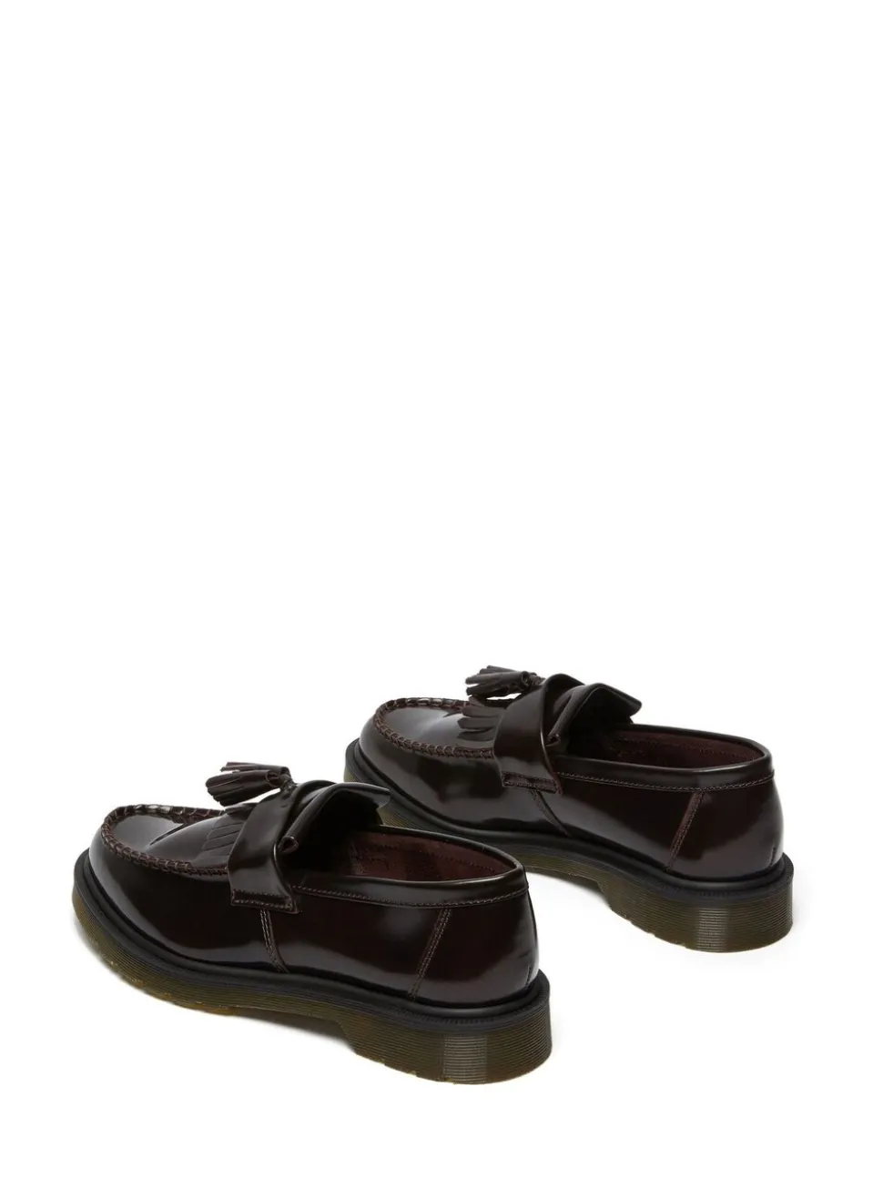 Dr. Martens Burgundy Red Adrian Arcadia Leather Shoes