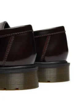 Dr. Martens Burgundy Red Adrian Arcadia Leather Shoes