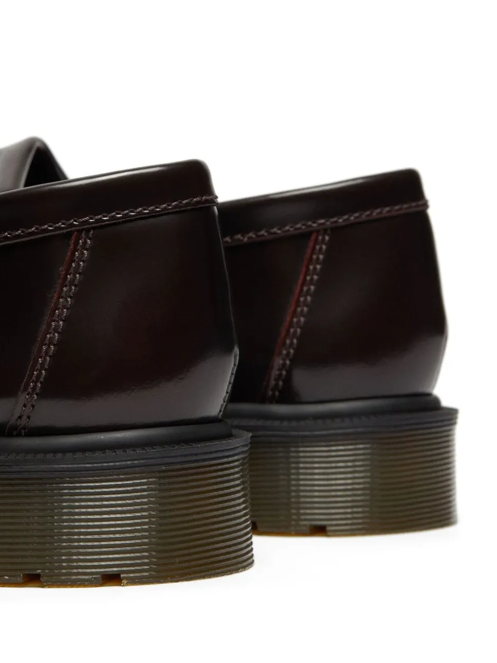 Dr. Martens Burgundy Red Adrian Arcadia Leather Shoes