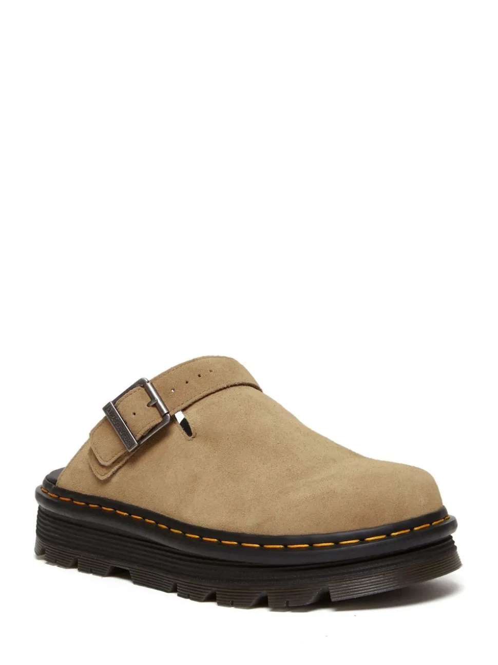 Dr. Martens Cream Zebzag Leather Shoes