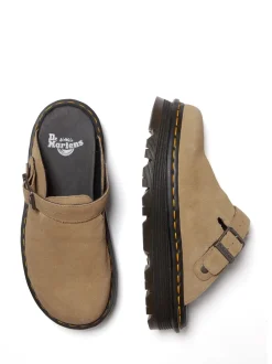 Dr. Martens Cream Zebzag Leather Shoes