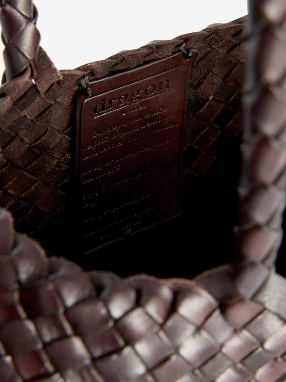 Dragon Diffusion Santa Croce Large Woven Bag