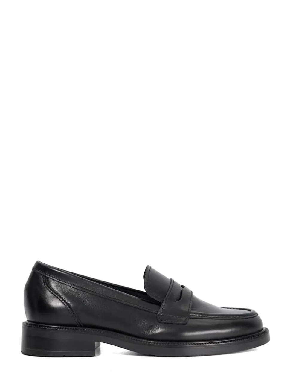 Dune London Black Giya Penny Loafers
