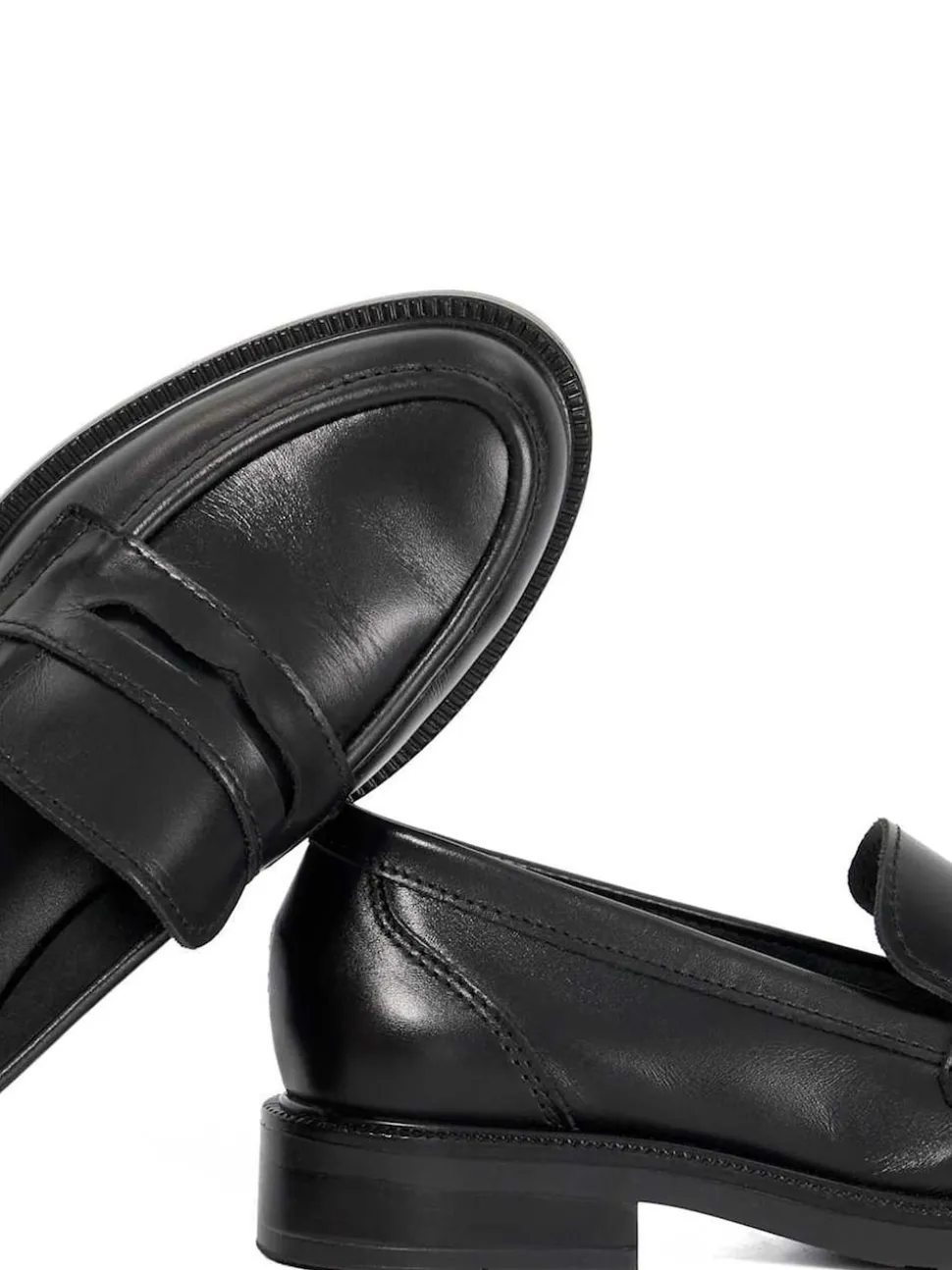 Dune London Black Giya Penny Loafers