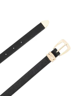 Dune London Black Niah Belt
