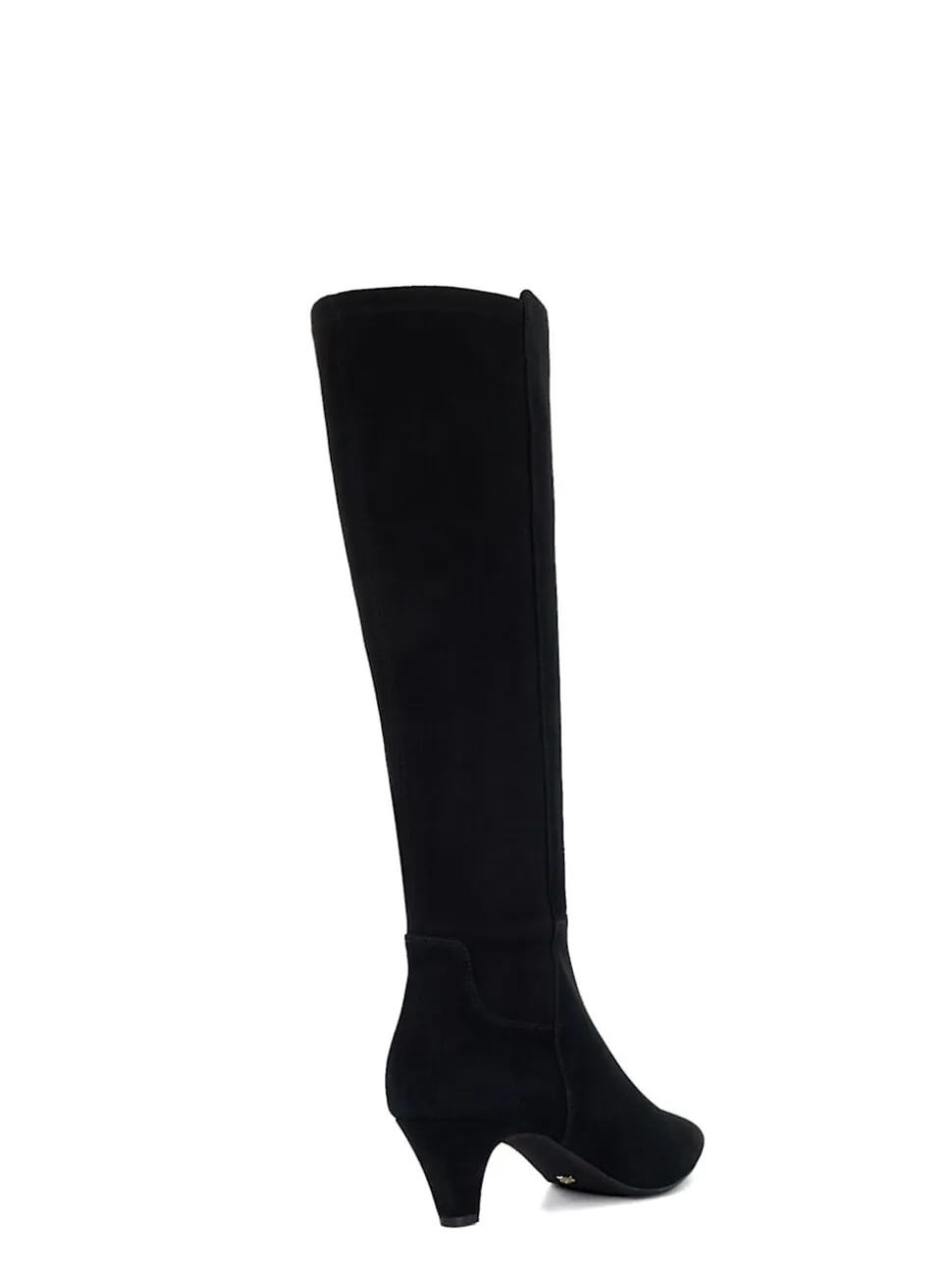 Dune London Black Sera Comfort Kitten Heel Boots