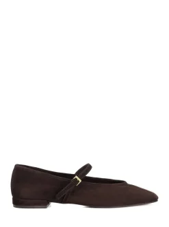 Dune London Brown Hearthrob Ballet Pumps