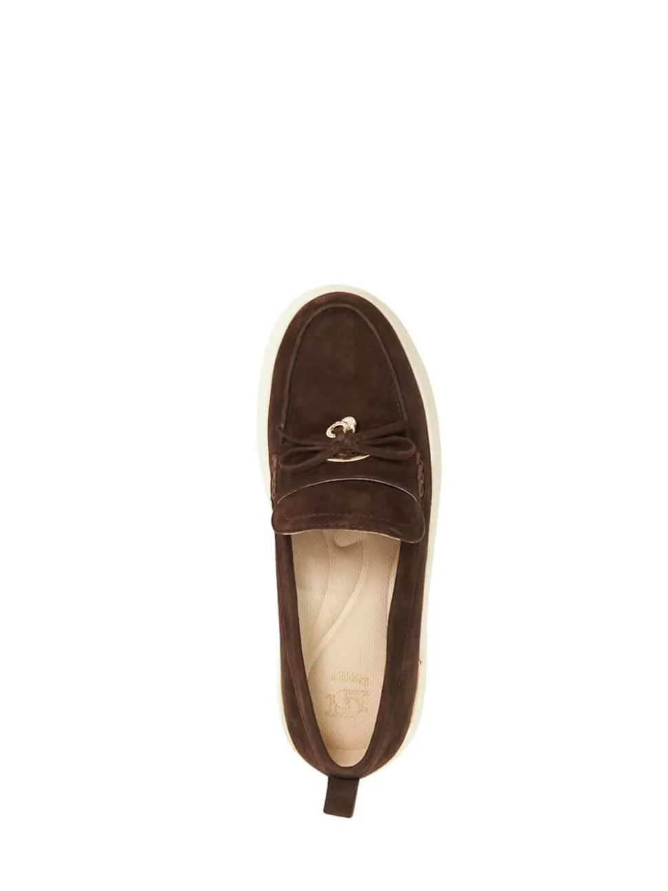 Dune London Dark Brown Glide Sport Sole Loafers