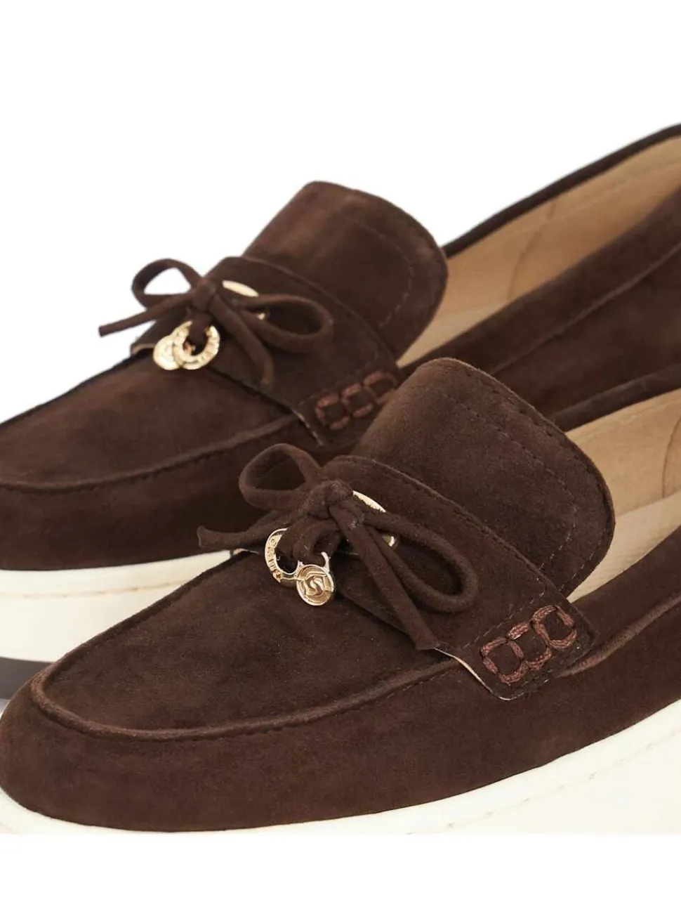 Dune London Dark Brown Glide Sport Sole Loafers