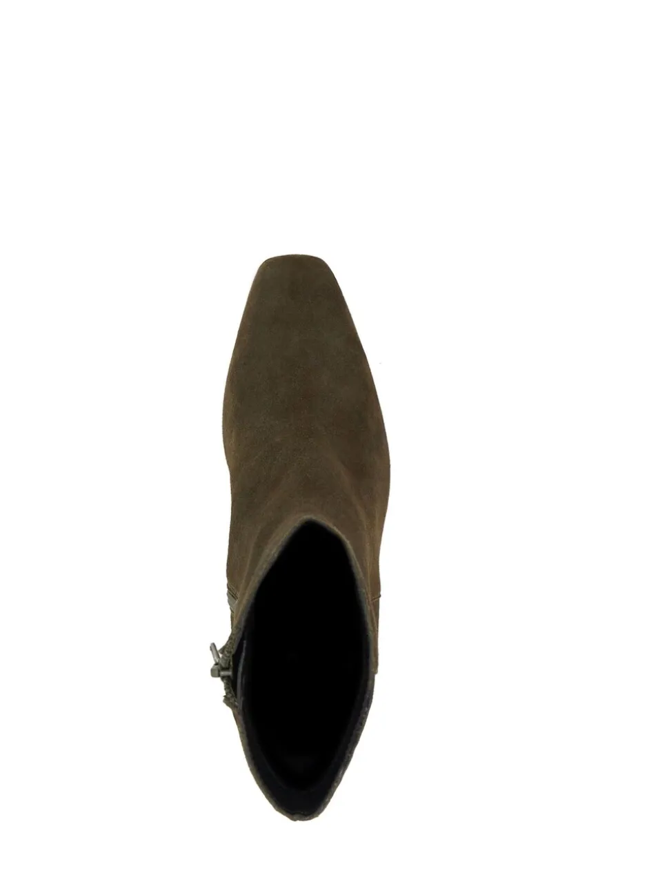 Dune London Green Ovation Square Toe Heeled Boots