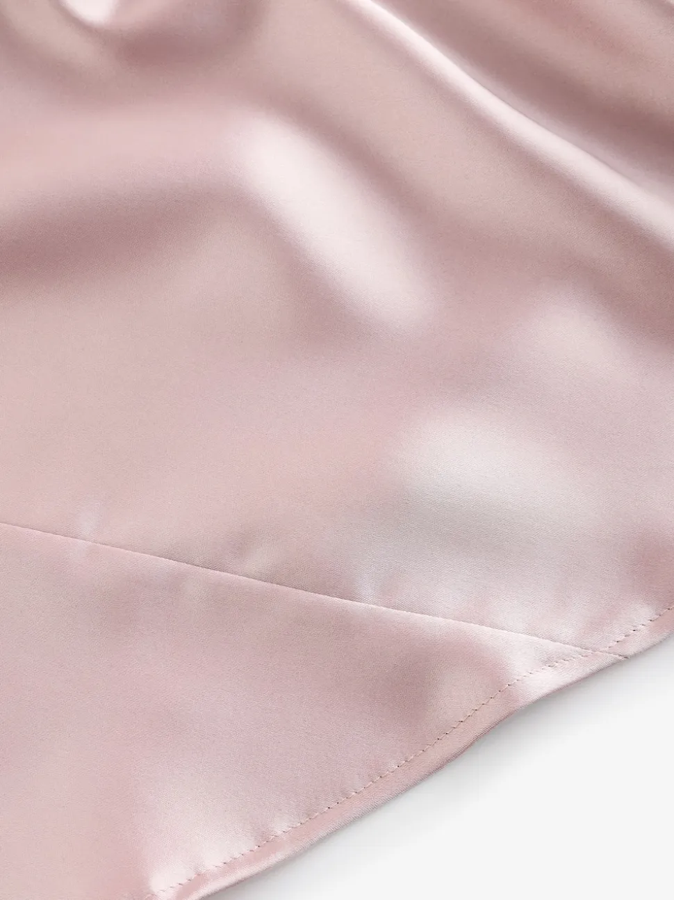 Dusky Pink Satin Cowl Neck Wedding Guest Bridesmaid Maxi Dress