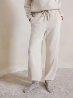 Ecru Fleece Joggers