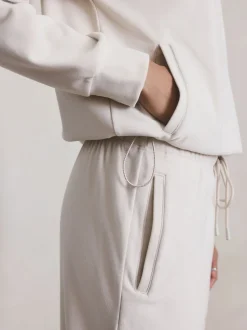 Ecru Fleece Joggers