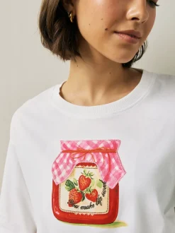 Ecru Jam Short Sleeve Pyjamas