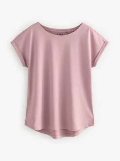 Ecru/Taupe/Brown/Blue/Yellow Cap Sleeve T-Shirts 5 Pack