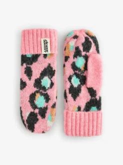 Eleanor Bowmer Checkerboard Lips Mittens