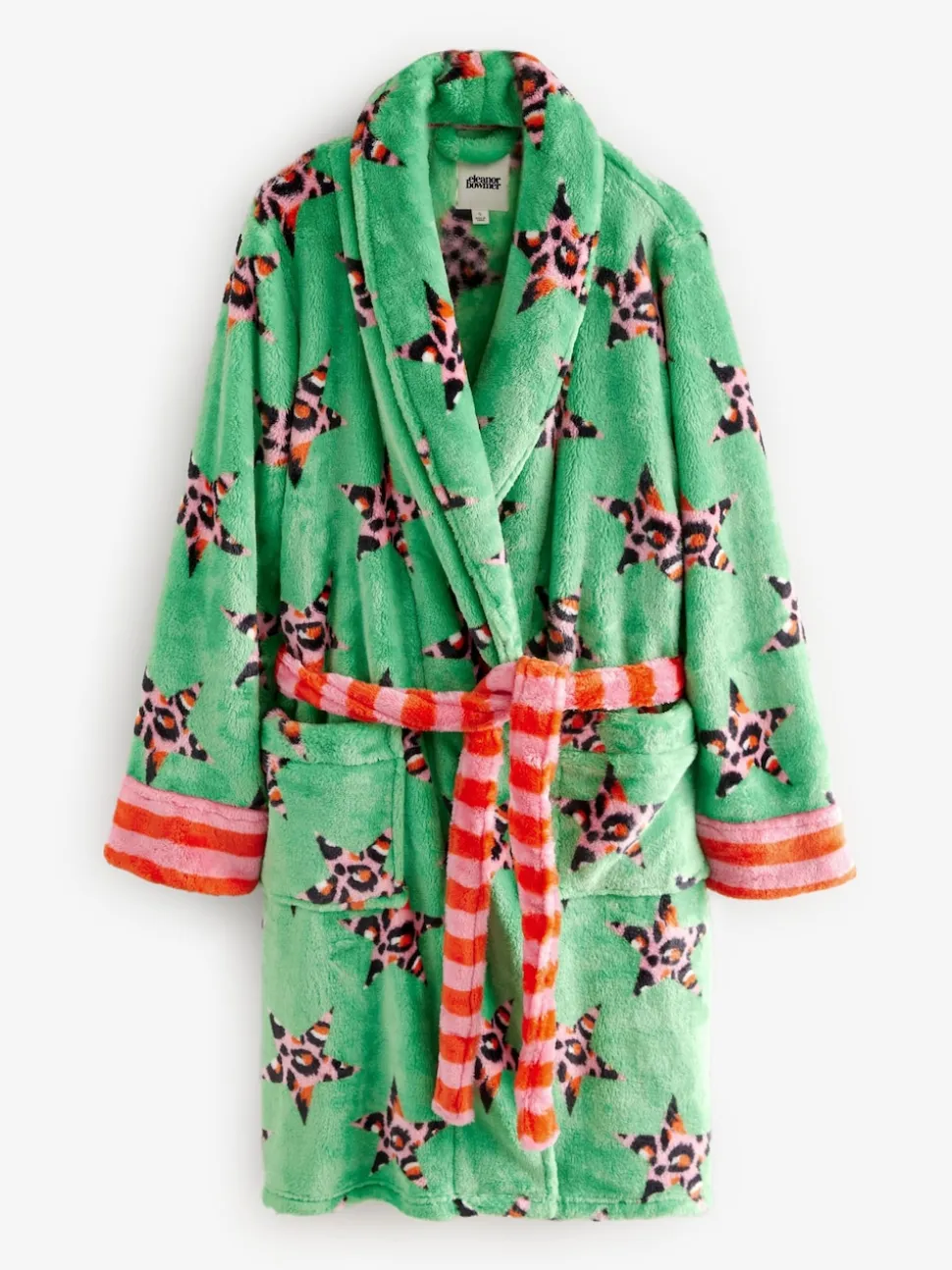 Eleanor Bowmer Leopard Print Fleece Robe