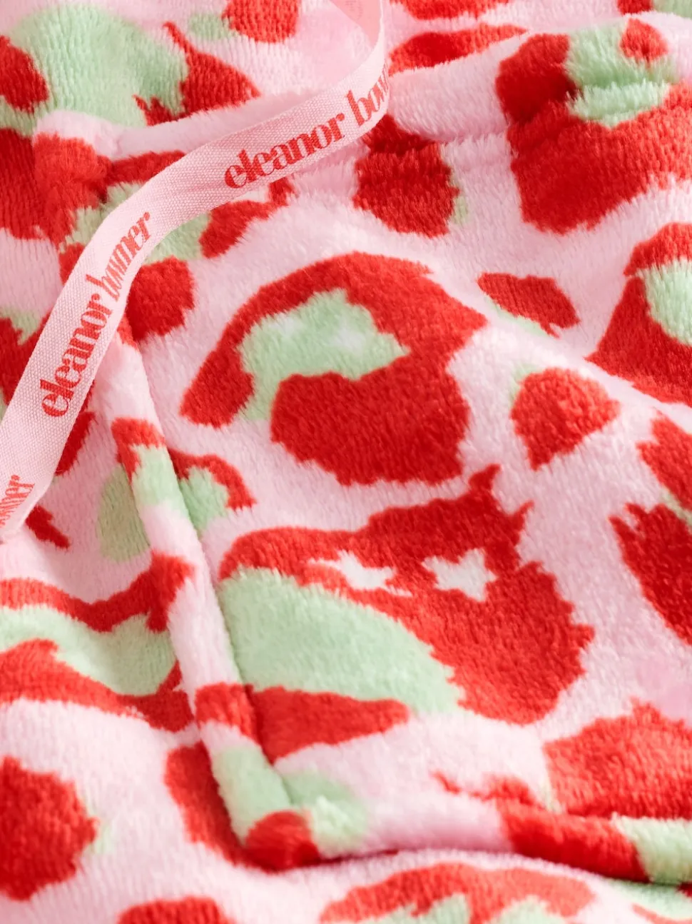 Eleanor Bowmer Leopard Print Fleece Robe